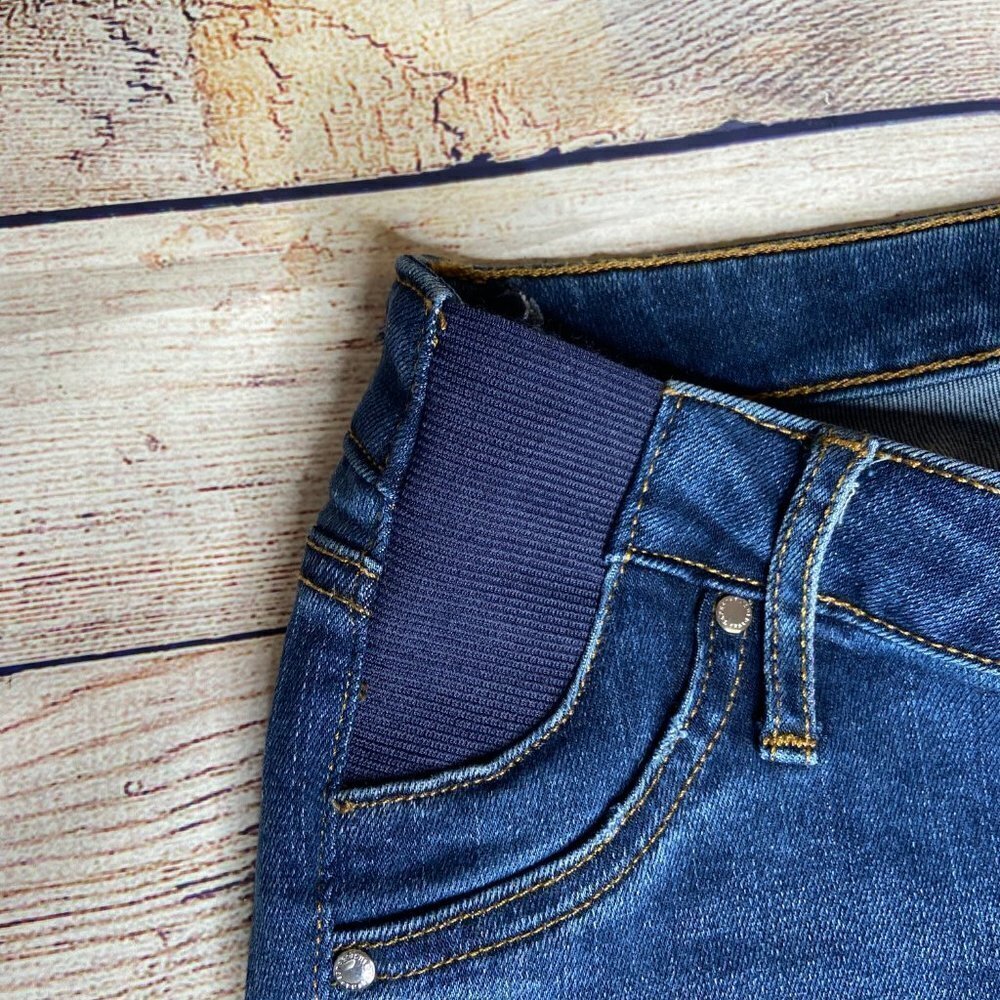 Gap Maternity Soft Skinny Dark Wash Jeans Size 26 - Picture 4 of 7
